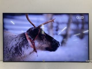 SAMSUNG 65" QLED TV MODEL QE65Q60DAU RRP £866 (NO REMOTE, NO STAND, WITH BOX) (DISPLAY FAULT, CASE DAMAGE)