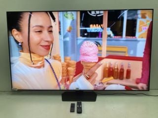 SAMSUNG 65" QLED TV MODEL QE65QN90CAT RRP £1,599 (WITH REMOTE, WITH SMART REMOTE, WITH STAND, NO BOX) (MARK ON SCREEN)