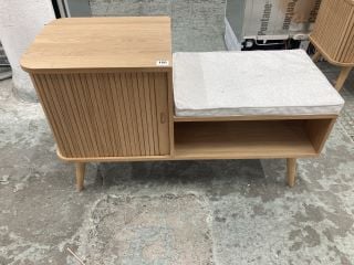 JOHN LEWIS GRAYSON HALLWAY STORAGE BENCH IN OAK RRP £399