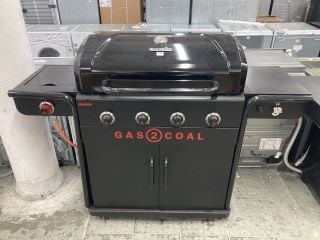 CHARBROIL SPECIAL EDITION HYBRID POWER GAS 2 COAL FIVE BURNER BARBECUE RRP £545