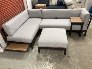 JOHN LEWIS PLATFORM MODULAR GARDEN LOUNGING SET IN GREY RRP £998