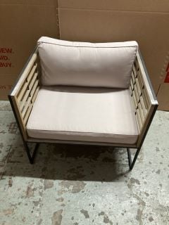 JOHN LEWIS VEGA GARDEN LOUNGE CHAIR WITH CUSHIONS RRP £89