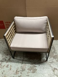 JOHN LEWIS VEGA GARDEN LOUNGE CHAIR WITH CUSHIONS RRP £89