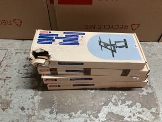 4 X LOGIK LARGE FULL MOTION TV WALL MOUNTS