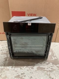 AEG BUILT-IN SINGLE OVEN MODEL BPK556260B (SMASHED GLASS)