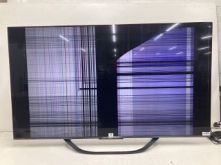 HISENSE 65" TV MODEL 65U7KQTUK RRP £749 (NO REMOTE, WITH STAND, NO BOX) (SMASHED SCREEN)