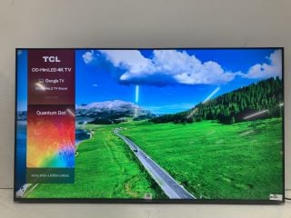 TCL 55" TV MODEL 55C805K RRP £649 (NO REMOTE, NO STAND, WITH BOX)