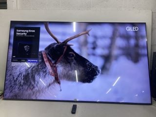 SAMSUNG 85" QLED TV MODEL QE85Q80DAT RRP £2,692 (WITH REMOTE, NO STAND, WITH BOX)