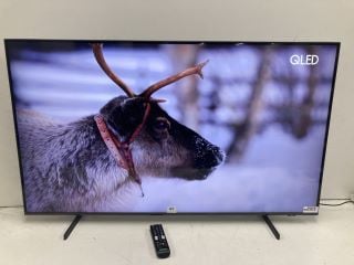 SAMSUNG 50" QLED TV MODEL QE50Q60DAU RRP £649 (WITH REMOTE, WITH STAND, WITH BOX)