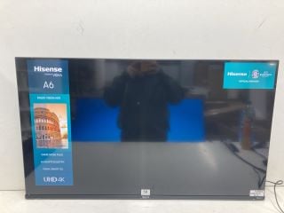 HISENSE 43" TV MODEL 43A6KTUK RRP £229 (NO REMOTE, NO STAND, WITH BOX) (DISPLAY FAULT)