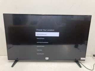 JVC 43" TV MODEL LT-43CF330 RRP £249 (NO REMOTE, WITH STAND, NO BOX)