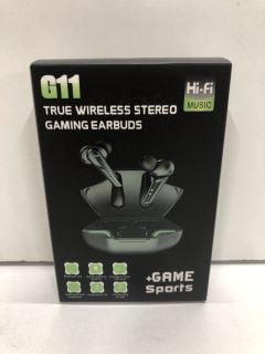 TRUE WIRELESS STEREO GAMING EARBUDS MODEL: G11