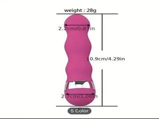 GOURD SHAPE MVAGINAL MASSAGE VIBRATOR ADULT SEX TOY - PURPLE (18+ ID REQUIRED)