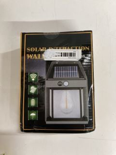 SOLAR INTERACTION OUT DOOR WALL LAMP - WHITE