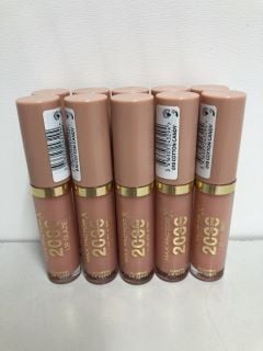 10 X MAX FACTOR X 2000 CALORIE LIP GLAZE