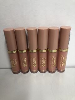 6 X MAX FACTOR X 2000 CALORIE LIP GLAZE