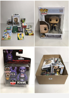 BOX OF HOMEWARES TO INCLUDE POP! VINYL FIGURE