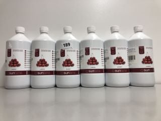 SIX BOTTLES OF TANNING LOTION