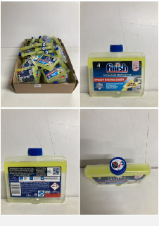 BOX OF FINISH DISHWASHER CLEANER