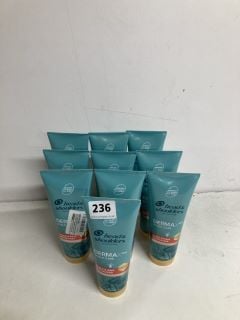 10 TUBES OF HEAD AND SHOULDERS DERMA X PRO HAIR AND SCALP REVITALISER