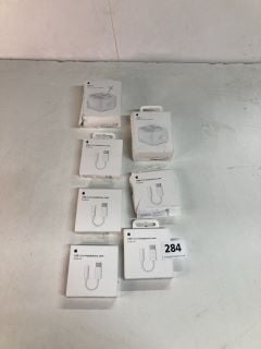 7 X VARIOUS APPLE CABLES AND ADAPTERS