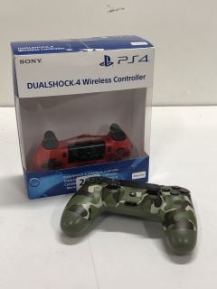 2 X PS4 DUALSHOCK WIRELESS CONTROLLERS