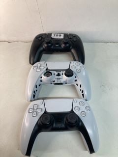 3 X PLAYSTATION WIRELESS CONTROLLERS