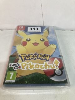 POKÉMON LET'S GO PIKACHU FOR THE NINTENDO SWITCH