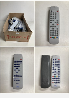 LARGE BOX OF TV REMOTE CONTROLS