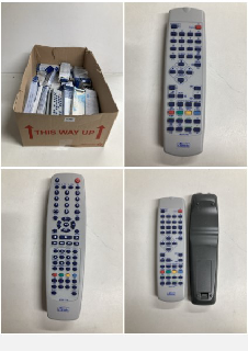 LARGE BOX OF TV REMOTE CONTROLS