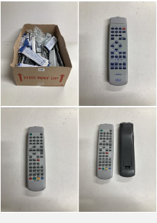 LARGE BOX OF TV REMOTE CONTROLS