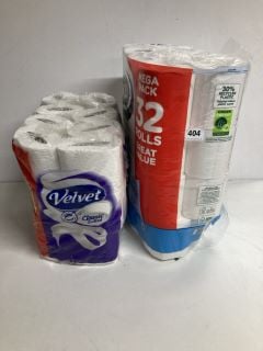 TOILET TISSUE TO INCLUDE VELVET