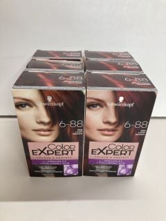 6 X COLOUR EXPERT HAIR DYE SETS