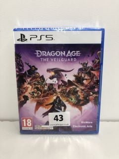 DRAGON AGE THE VEILGAURD FOR PLAYSTATION 5 18+ ID REQUIRED (SEALED)