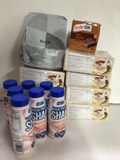 PROTEIN SHAKES AND BARS