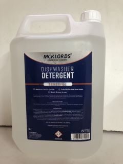 FOUR TUBS OF DISHWASHER DETERGENT