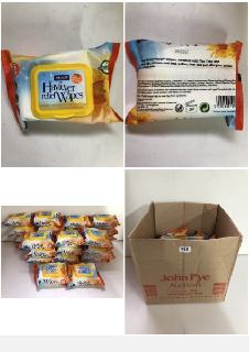 BOX OF HAY FEVER RELIEF WIPES