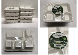 BOX OF DISPOSABLE FOOD TRAYS