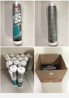 BOX OF SILICONE SEALANT