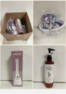 BOX OF VARIOUS HEALTHCARE AND BEAUTY PRODUCTS