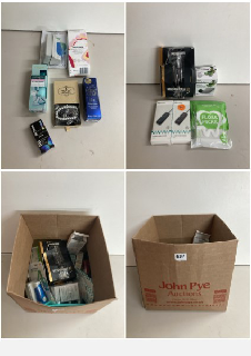 BOX OF VARIOUS HEALTHCARE AND BEAUTY PRODUCTS