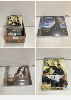 BOX OD CDS AND DVDS