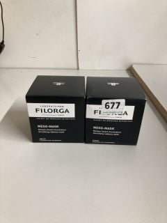 2 X LABORATORIES FILORGA MESO MASKS