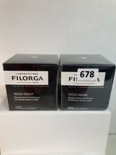 2 X LABORATORIES FILORGA MESO MASKS