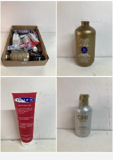 BOX OF VARIOUS HEALTHCARE AND BEAUTY PRODUCTS