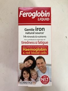 SIX BOTTLES OF FEROGLOBIN LIQUID