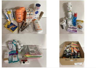 BOX OF VARIOUS HEALTHCARE AND BEAUTY PRODUCTS