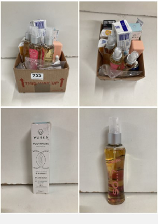 BOX OF VARIOUS ITEMS TO INC HEALTHCARE AND BEAUTY PRODUCTS