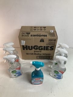 CONSUMABLES TO INCLUDE HUGGIES BABY WIPES