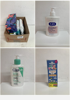 BOX OF VARIOUS ITEMS TO INC HEALTHCARE AND BEAUTY PRODUCTS